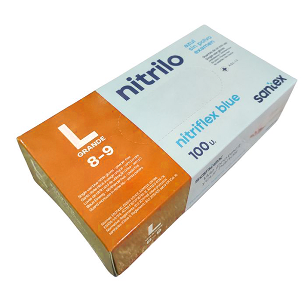 Luva Nitrilo Azul (100UN) - Image 3