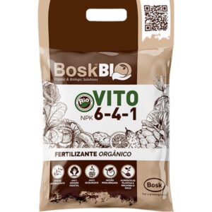 Adubo 100% orgânico - Boskbio Vito 6-4-1 - 4kg