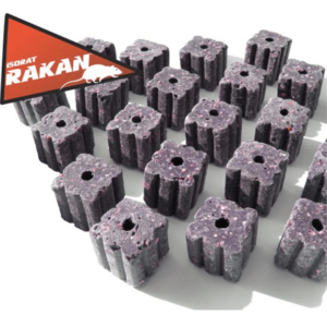 Raticida Rakan Isorat Brodifacume Blocos com furo - 10 Kg
