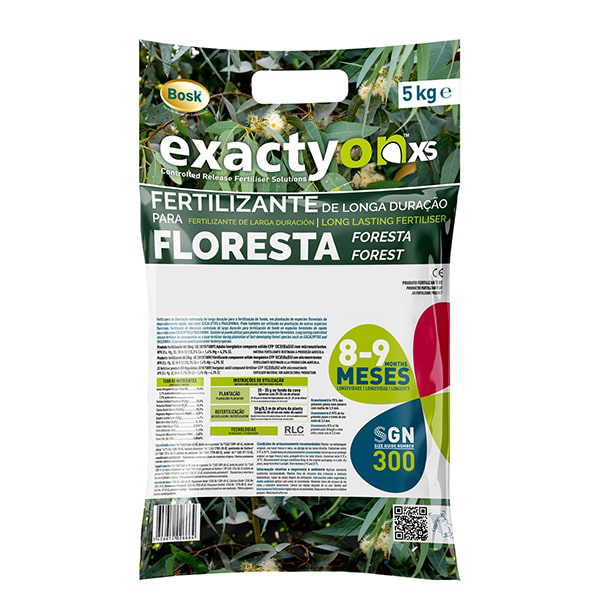 Adubo Exactyon XS floresta 10-20-12 - 5kg (8-9 meses)