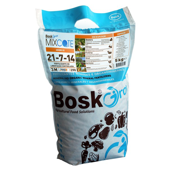 Adubo BoskGrow Mixcote 21-7-14 - 5 Kg