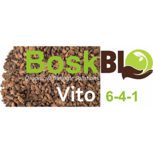 Adubo 100% orgânico - Boskbio Vito 6-4-1 - 25Kg
