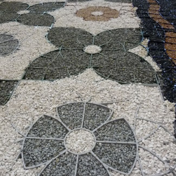Geogrelha Wave & Flower Preto - Image 8