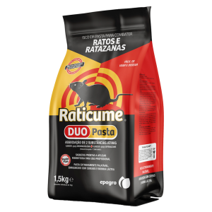 Raticume Duo Pasta 1.5 Kg – Raticida Profissional em Pasta Duo para Controlo de Ratos e Ratazanas