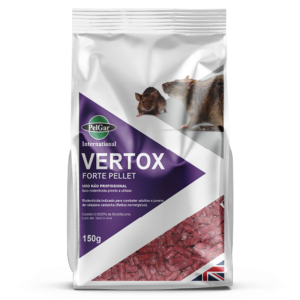 Vertox 150 g – Raticida Profissional à Base de Brodifacume para Controlo de Ratos e Ratazanas