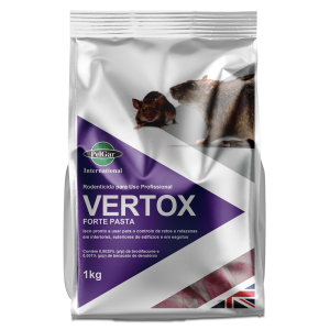 Vertox 1 Kg – Raticida Profissional com Brodifacume para Controlo de Ratos e Ratazanas