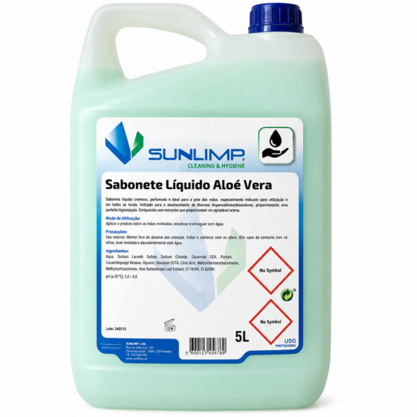 Sabonete Liquido Aloé Vera 5 Lt