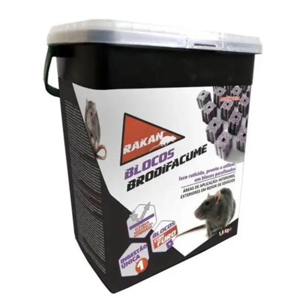 Rakan Brodifacume Blocos c/ Furo - 1,5 kg
