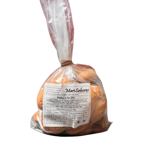 Biscoitos Artesanais de Noz - 200 g